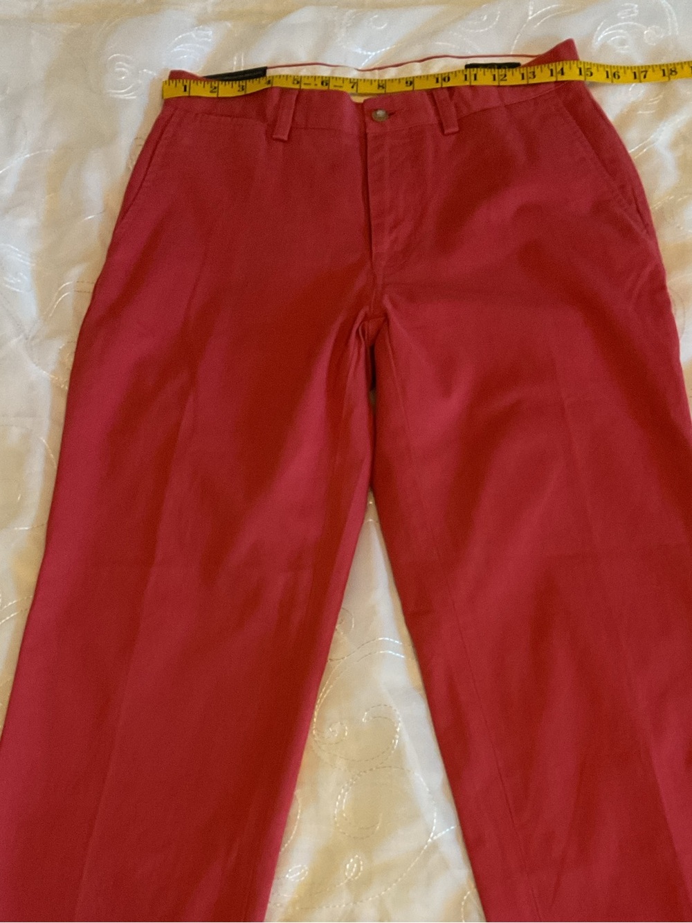 Polo Ralph Lauren NWT Mens Classic Fit 30x32 Red Pants - Picture 3 of 11
